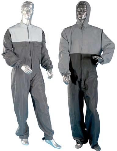 L&S overalls Properties breathable, pleasant and comfortable to wear made of Teflon layered polyester (non-silicon) antistatic and flame retardant washable at 40 C and can be ironed safety fabric
