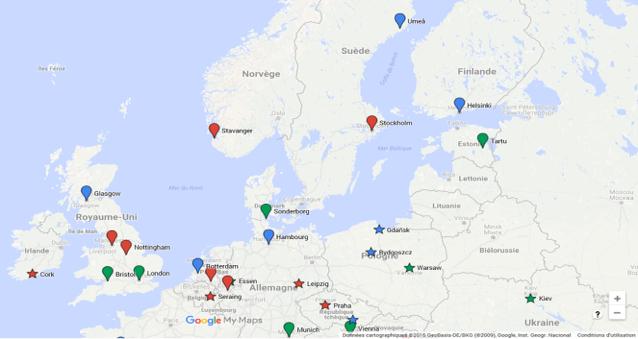 The projects of H2020 (2014-2017) 37 lead cities 40 follower cities Tampere Vaasa Karava Lead cities
