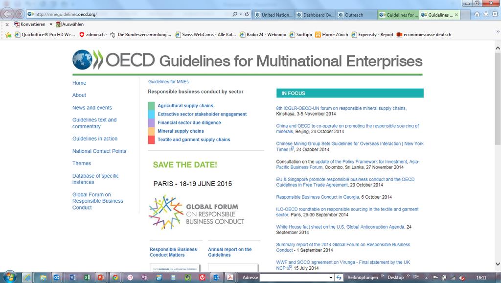 OECD MNE Guidelines http://mneguidelines.