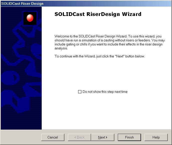 At the SOLIDCast main menu, select Simulation.
