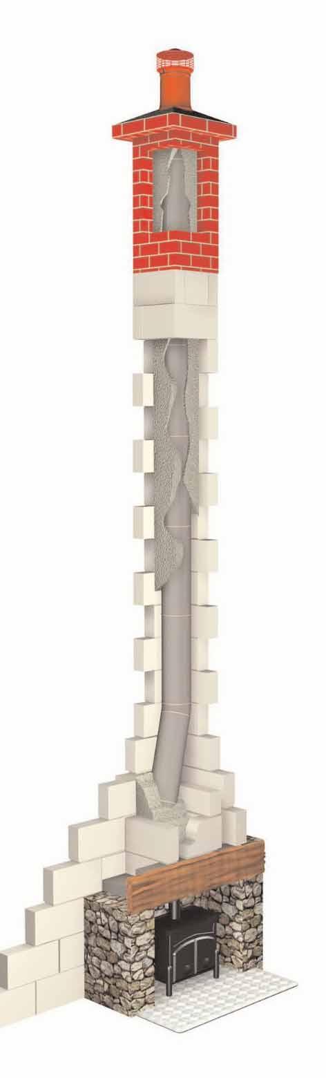 Dunbrik A1 Concrete Flue Liners SYSTEM DETAILS AND DESIGN GUIDANCE Bends in Flues A flue liner bend is used to create an offset to align the flue with house walling or to reach a chimney pot position.