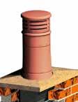 Detached property - masonry chimney termination 625C GC5 Insert Terminal 125mm int. dia.