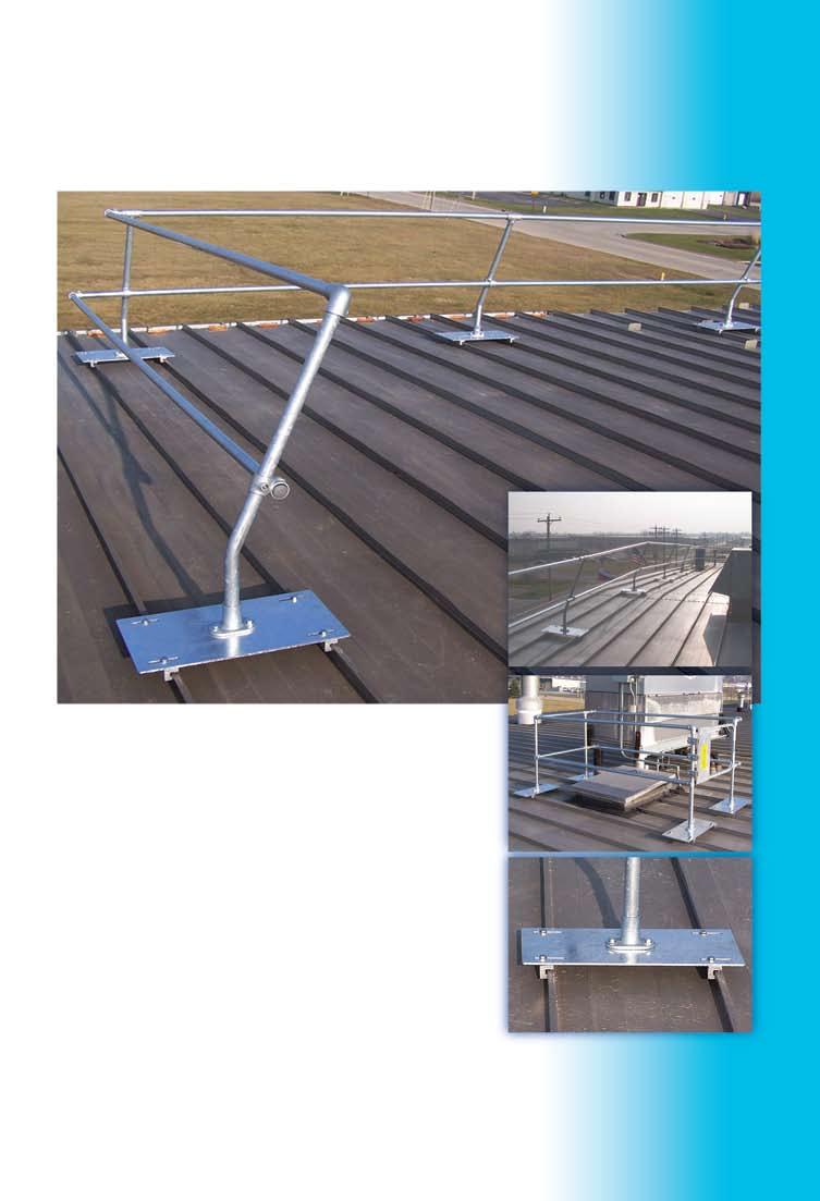 SG Guardrail System The most versatile guardrail system designed for standing seam roofs There is no other product on the market like the SG Guardrail System.