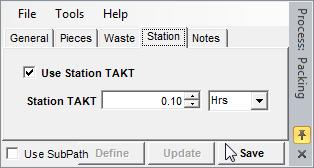 Section XII: Defining Station Takt Time If a process in the value stream serves other product families or works a different work schedule than described in the Work Time tab of the value stream map
