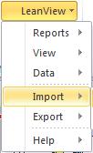 values may be exported to an Excel spreadsheet for validation, but may not be imported to the Map
