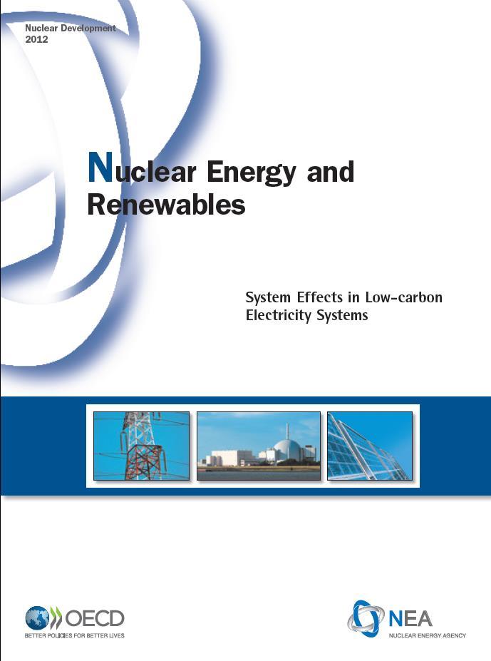 OECD NEA System Effects Study: An overview 1. Interaction between variable renewables, nuclear power and the electricity system 2.