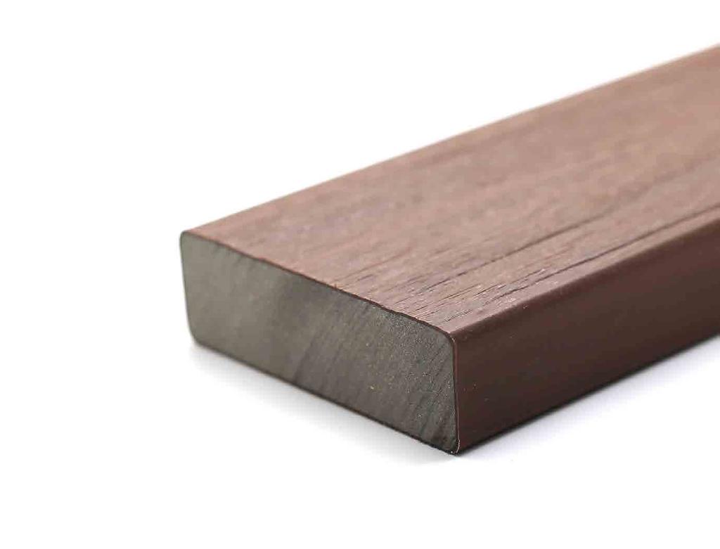 NewTechWood UltraShield Technology UltraShield is a capped wood plastic composite, which means it has an advanced premium shield encasing all four sides around its inner core.