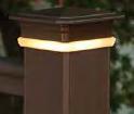low-voltage, energy-efficient LED lights to let you extend the use of your deck into the evening hours.