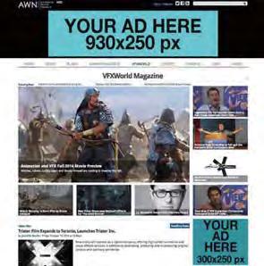 Website Advertising Specs Billboard 930 x 250 pixels Super Banner 728 x 90 pixels Interstitial 550