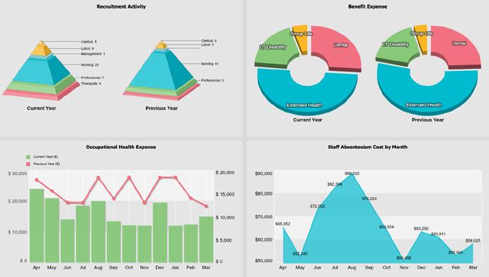 idashboards healthcare dashboard software provides hospitals and healthcare organizations greater insight into their key performance indicators (KPIs) by pulling real-time data from multiple sources