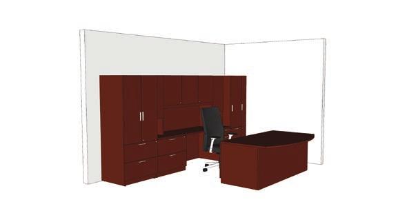 storage, table, tower and worksurface, Elective Elements 6 shelf, Think seating Host Conference Room 110 sq. ft.