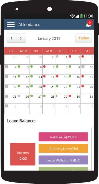 On-boarding Time & Attendance, Leave workflows - Mobile App,