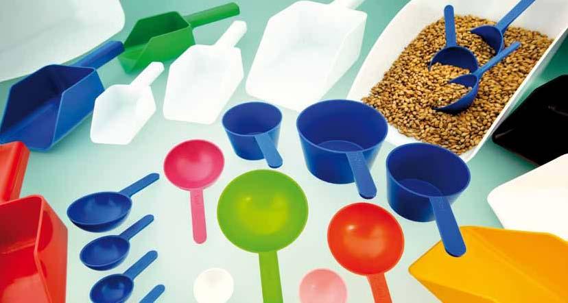 Scoop Scoops and Measures Scoops available from stock in natural igh ensity Polyethylene with colours to order.