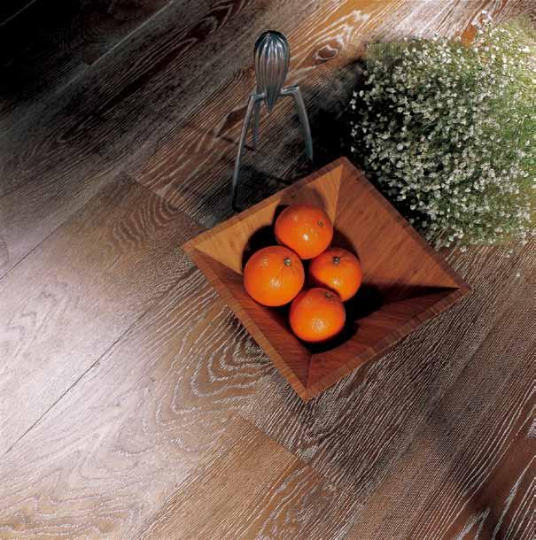 Oak Engineered Series A hardwood engineered flooring has a large element of design and color on its own.