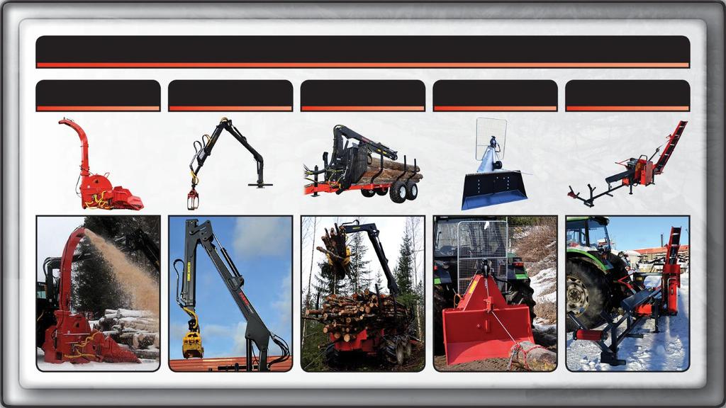 FARMI FOREST S PRODUCT LINES Wood Chippers Cranes