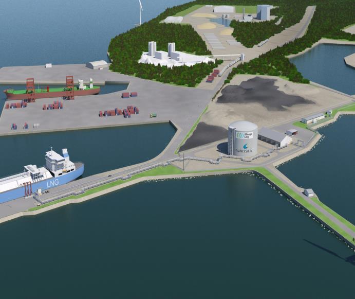 Tornio Manga LNG Oy Location: Tornio Capacity 50 000 m3 Investment ~110 M