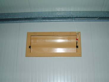 - Mobile ridge It is possible to install in a house a mobile ridge with a motorised winch opening; this system allows to