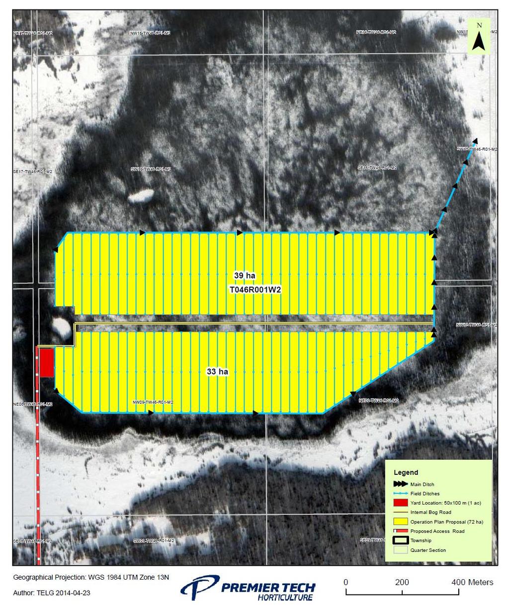 Smokey Ridge Site Plan Perimeter Drainage Ditches &
