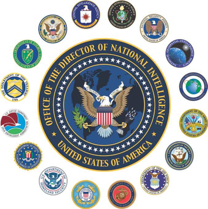 Office of the Director of National Intelligence Central Intelligence Agency Defense Intelligence Agency Department of State National Security Agency Department of Energy National