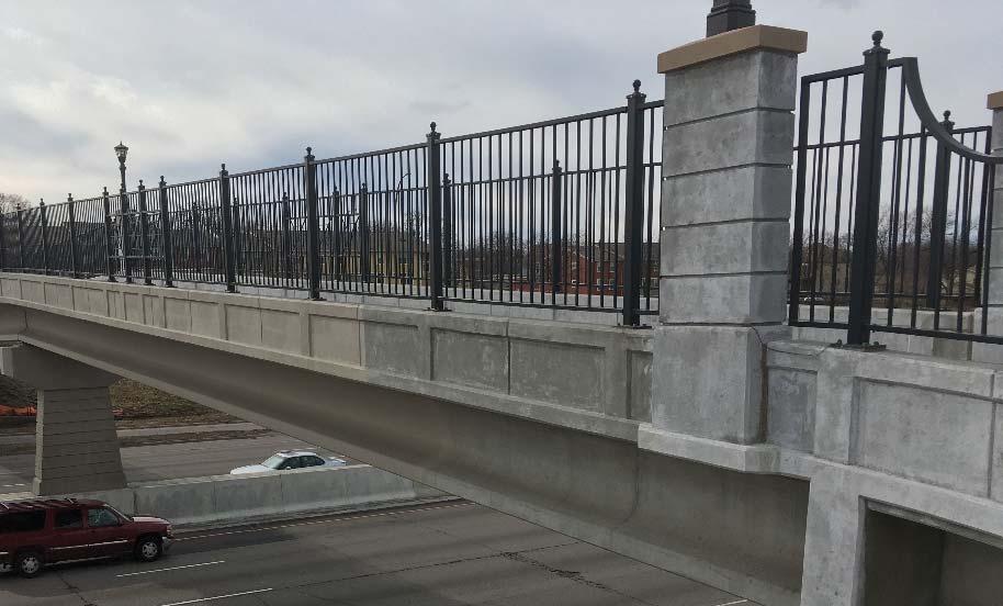 Pedestrian and Bicycle Railings Current MnDOT height requirement: 54 Higher than minimum in AASHTO