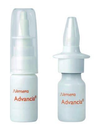 NEW PRODUCTS Advancia is the high performing metering pump platform that patients can count on. With accurate dosing, patients can be confident that each dose is fully delivered.