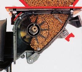 It enables maximally precise metering of sowing in the range 2 380kg per hectare.