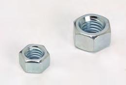 Threaded ccessories HN - Standard Hex Nut (TOLCO Fig. 113) Size Range: 1 /4"-20 thru 7 /8"-9 Material: Steel Finish: Plain or Electro-Galvanized. Contact B-Line for alternative finishes and materials.