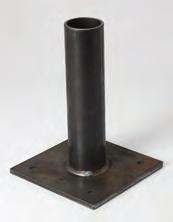 Pipe Supports B3088S - Seismic Base Stand Size Range: 3 /4" (20mm) thru 4" (100mm) pipe Material: Steel Function: Designed as an unthreaded base stand for pipe supports, B3090, B3094, B3095, B3096,