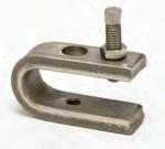Stainless Steel C-Clamp With Locknut