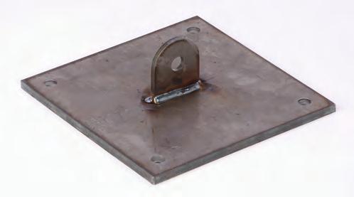 Upper ttachments B3084 - Single Lug Concrete Plate (TOLCO Fig. 33) Size Range: 1 /2"-13 thru 2"-4 1 /2 rod Material: Steel Function: Structural attachment to concrete ceiling.