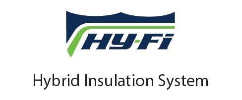 Calculated R-values for Hybrid Insulation Assemblies that Contain Hy-Fi Reflective Insulation Introduction Thermal resistances (R-values) with units ft 2 h F/Btu have been calculated for hybrid