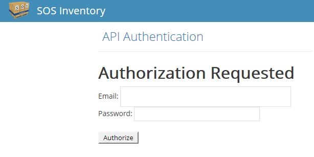 On the URL line of your browser, enter the following: https://live.sosinventory.com/api/authorize.aspx?