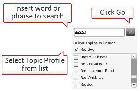Search River of News QUICK START GUIDE SECTION 5: WIDGET OVERVIEW