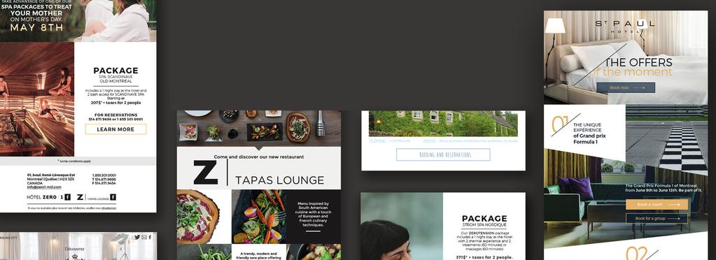 Email marketing designed for hotel industry 01 OUR DESIGNS A newsletter design that s tailored to your target clientele will guarantee your success.