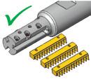 ) ocation Screw x2 SD4IP8A (M4x0.) (805) Clamping Screw SCD4IP8 (M4x0.) (80622) Torx+ Screwdriver KIP8 Use the included Vardex Torx+ screwdriver only Recommended max. torque 0.