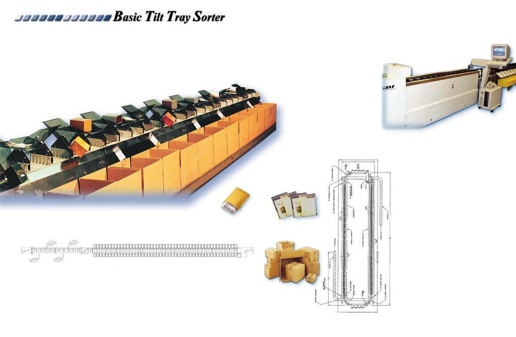 The Tilt Tray Sorter will simultaneously sort irregularly shaped products from small, lightweight polybags to larger boxes weighing up to 25 lbs.
