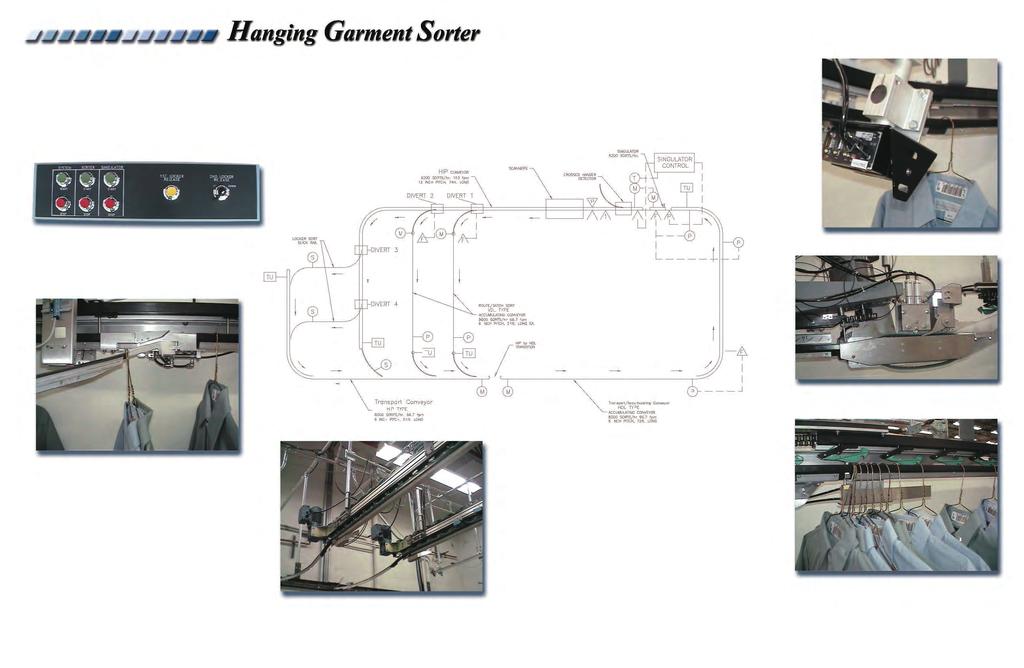 The GBI Hanging Garment Sorter is the result of our collaboration with various experts within the garment industry, combined with our engineering expertise, and 18 years of sortation experience.