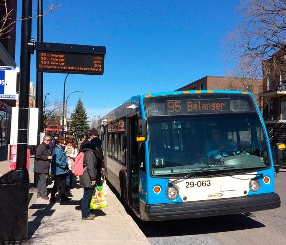 Increasing the customer experience Before starting the ibus project, STM offered only timetable information to their passengers.