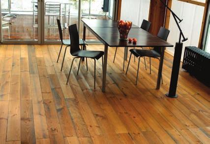 A CERTIFIED AND CREATIVE EDGE PEFC flooring is readily available in solid, engineered and parquet styles and is suitable for any number of commercial and domestic applications.