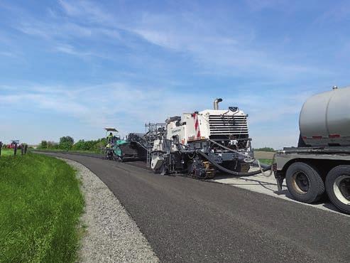 Unlike ageing conventional asphalt layers, BSM layers are not prone to cracking, which requires only the upper, thin asphalt surfacing to be replaced at regular intervals.