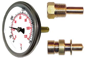 surface thermometer or spring held for pipe mount BARBEQUE 3