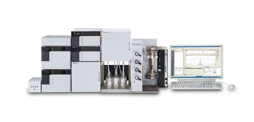 LC-20AP Large-Scale Preparative System for Laboratory Use [System] Achieves Both Gradient Analysis and Gradient Fractionation This system enables automated continuous preparation with a maximum flow