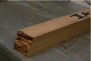 Toughness and compressive strength Heat treated wood exhibits lower toughness, that is, the wood becomes more brittle.
