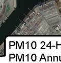 the annual PM 10 impacts
