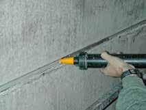 * GOOD BODY AND TACK-FREE SURFACE To achieve a visually attractive finish the sealant must be easy to tool.