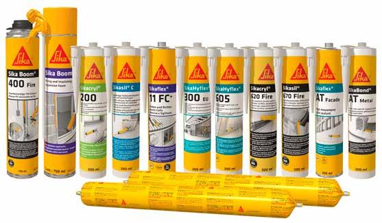 SIKA JOINT SEALING SOLUTIONS FOR LONG-LASTING TIGHT JOINTS Sika provides a full range of elastic joint sealants and accessories for your construction with the following main advantages: Long-term