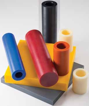 All colors and formulas can be provided in standard stock shapes such as, rod, tube, plate and can also be custom cast to meet customer requirements.