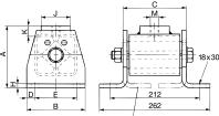 Anti-vibration Mounting Type V Type V 15 45 Type V 50 0.71x1.18 8.35 10.
