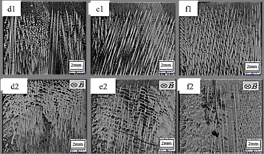 drawing speed. The transverse microstructures of superalloy CMSX-6 with a diameter of 4 mm and 12 mm directionally solidified as mentioned above are shown in Figure 2.