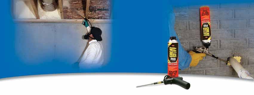 Achieve a Tight Seal FROTH-PAK Foam Sealant is a two-component, quickcure polyurethane foam that fills cavities, penetrations and cracks.